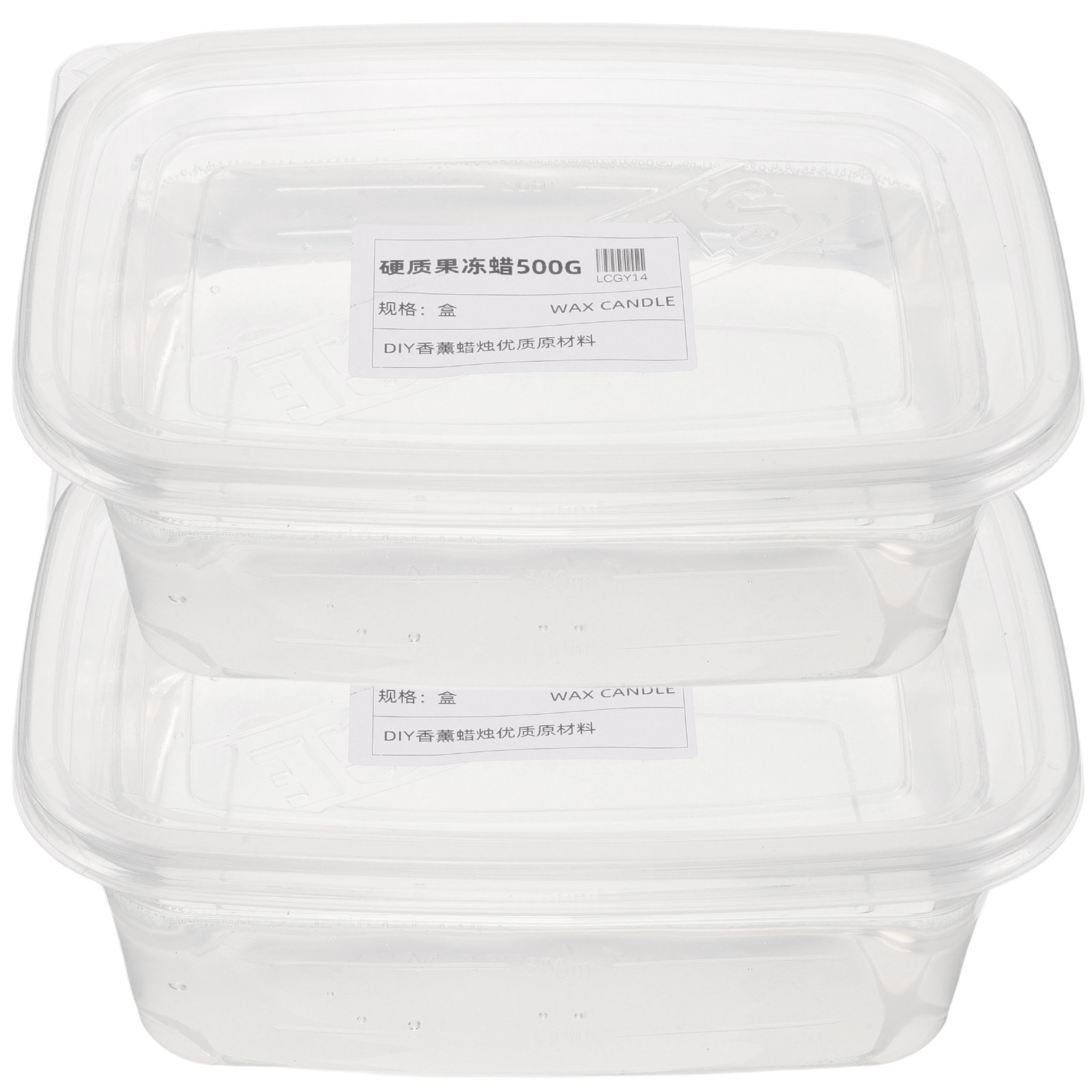 Candle Making Supplies Online - キャンドル作り用クリアジェルワックス 1kg/2.2lb 透明ジェルワックス 高密度素材 DIY手作り香り付きキャンドルカップ用品