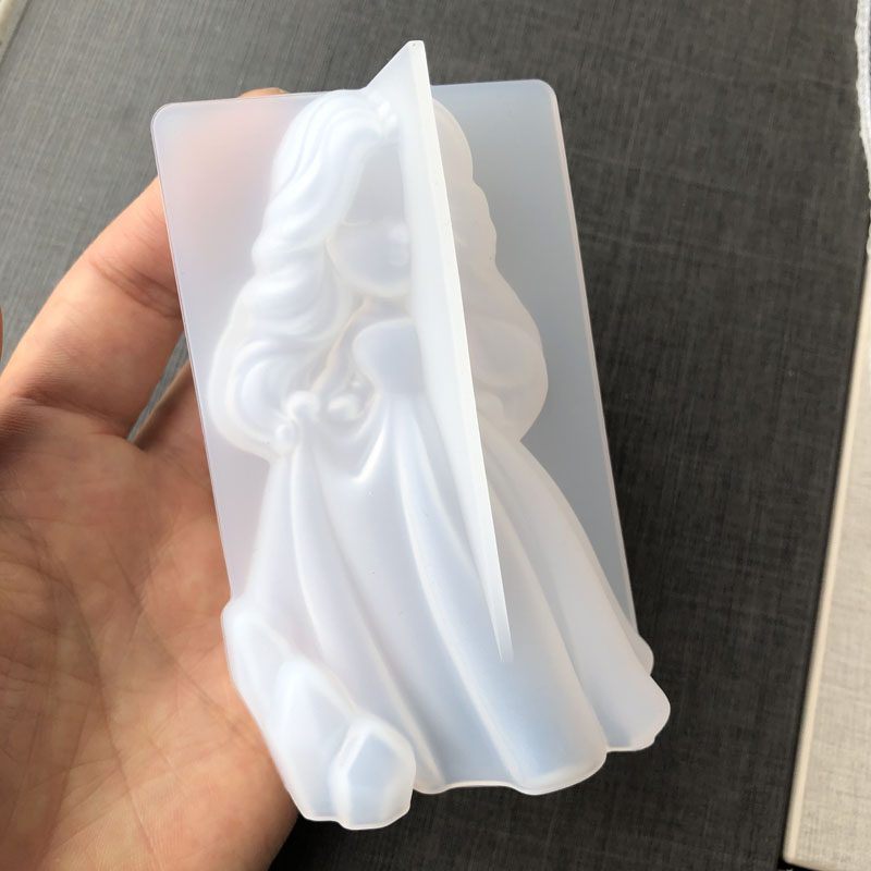 3D かわいいプリンセスシリコーンキャンドルモールド天使の女 - Candle Making Supplies Online のレビューと価格