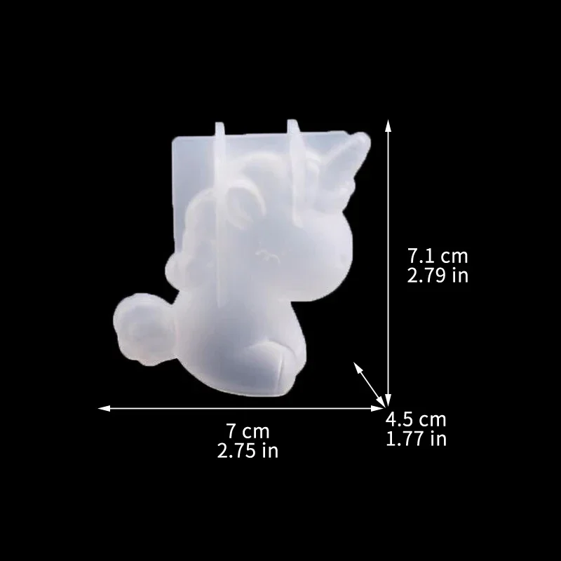 3D 幾何学的なシリコーンユニコーン猫鹿クマ型ソープキャンド - Candle Making Supplies Online のレビューと価格