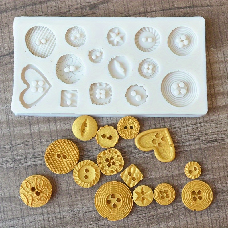 ボタン型シリコンモールド シリコンモールド 石鹸やキャンドル - Candle Making Supplies Online のレビューと価格