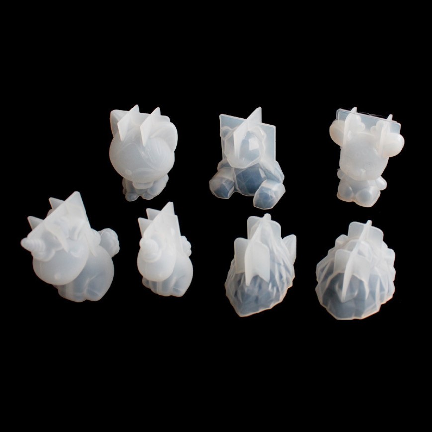 透明ユニコーンシリコーンエポキシ樹脂金型ジオメトリクマウサギ - Candle Making Supplies Online のレビューと価格
