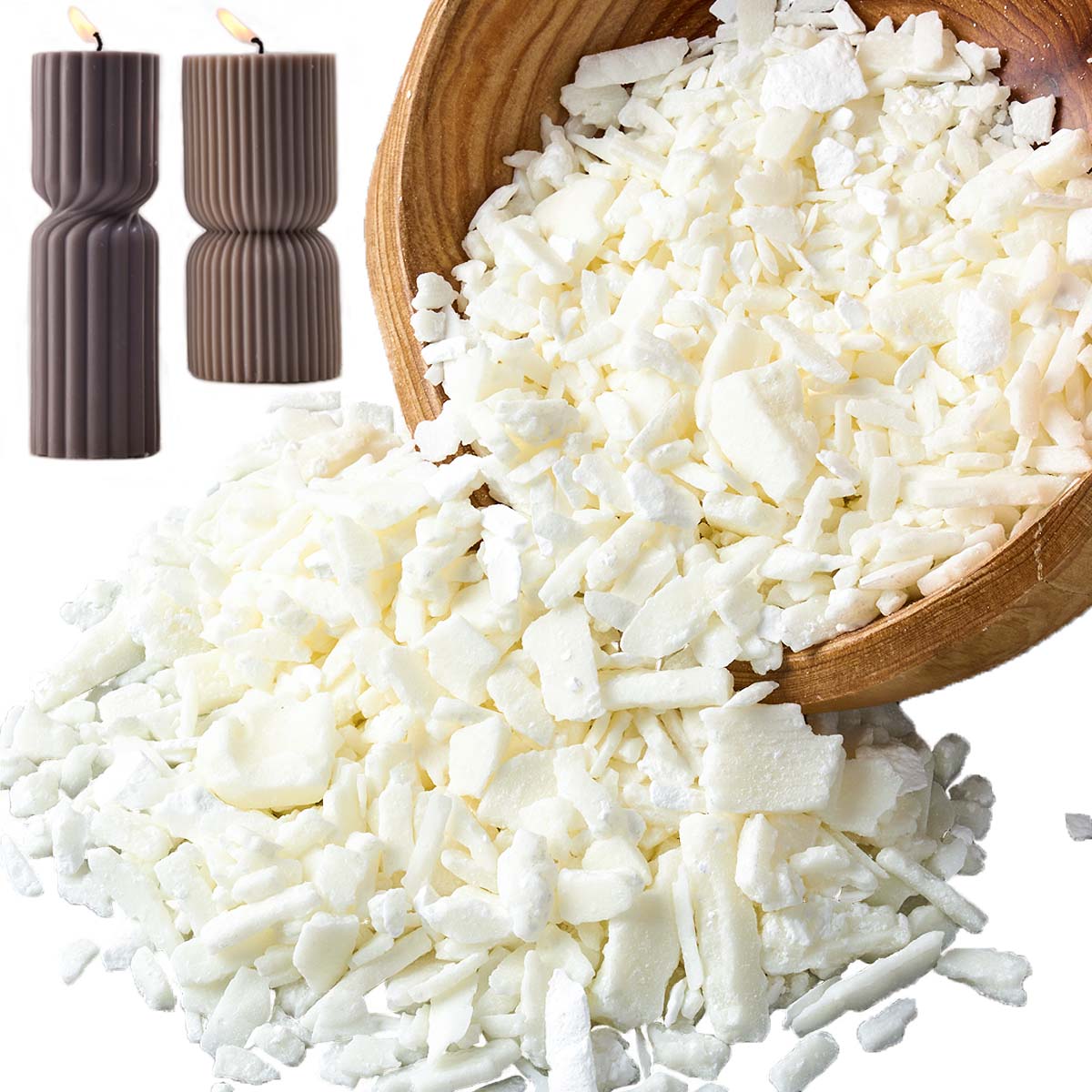 1 ポンドピュアホワイト大豆ワックス DIY 手作りキャンド - Candle Making Supplies Online のレビューと価格