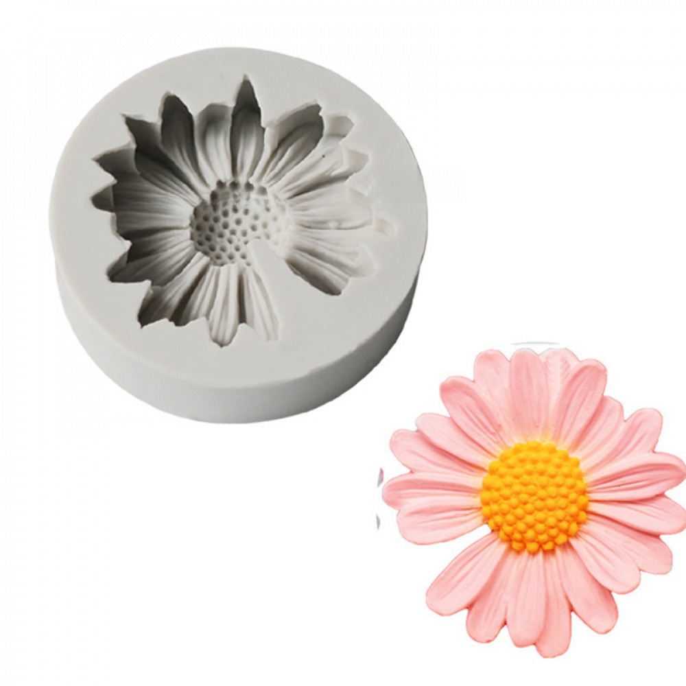 3D デイジーフラワーモールドひまわりシリコーン型アロマセラ - Candle Making Supplies Online のレビューと価格