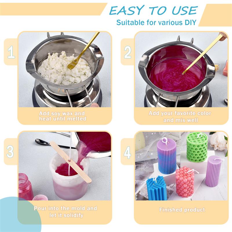 100/500 グラム/1 キロ純粋な大豆ワックスパラフィン - Candle Making Supplies Online のレビューと価格